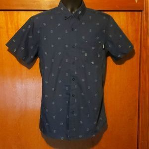 Molokai Surf Co. button up w/ hamburger print